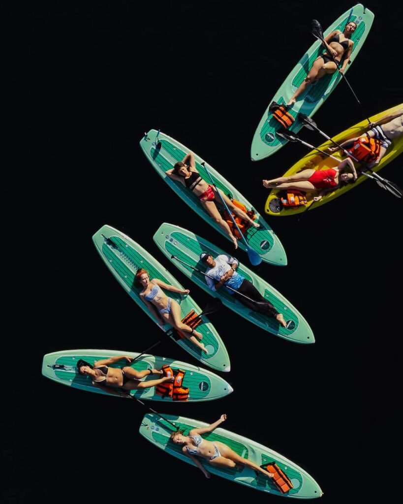 Tour en paddle board al amanecer
